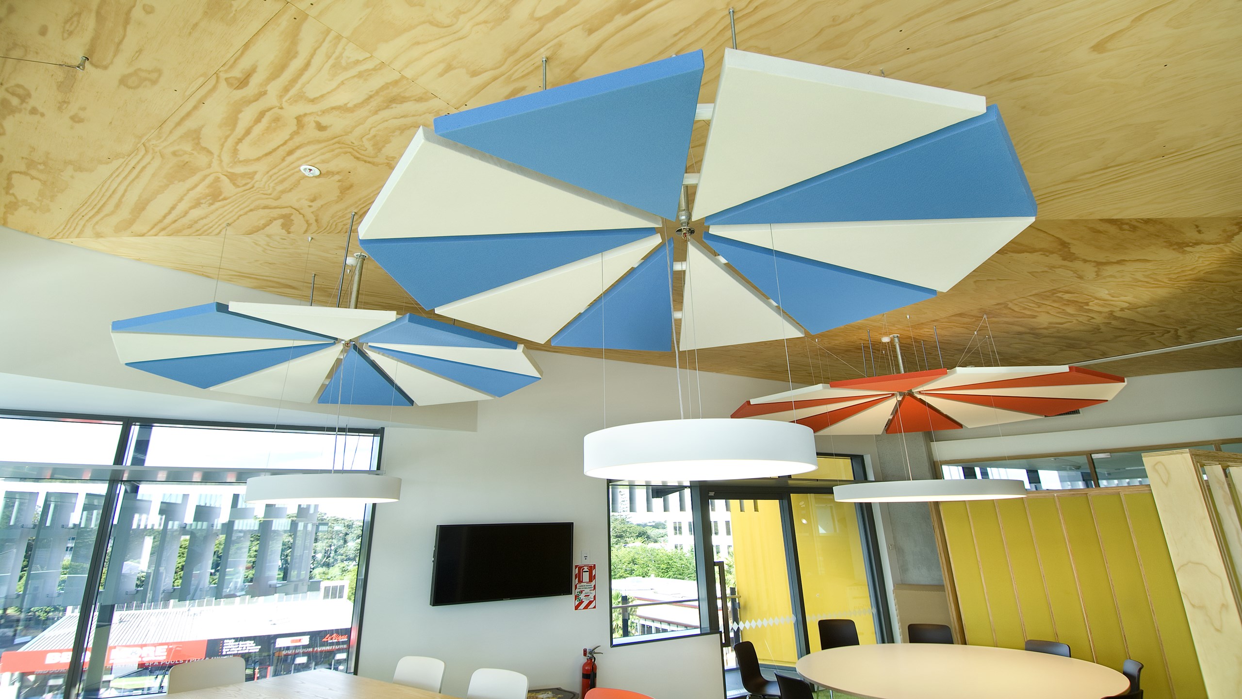 ASB Greenlane Regional Centre - Triton Sound shapes, Triangles