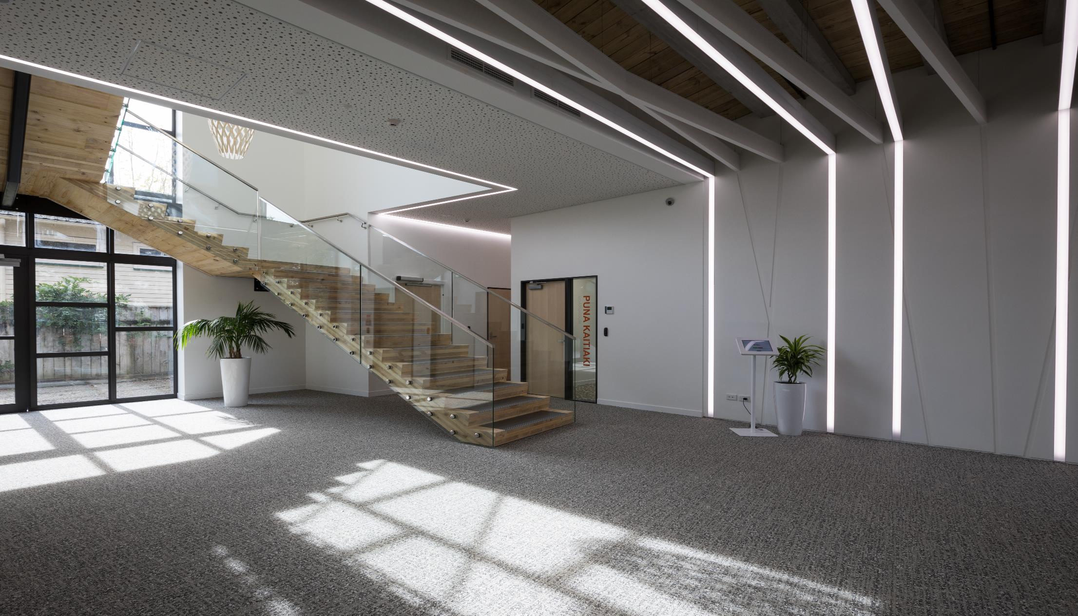 Trust Waikato Reception - Triton Baffle Beam