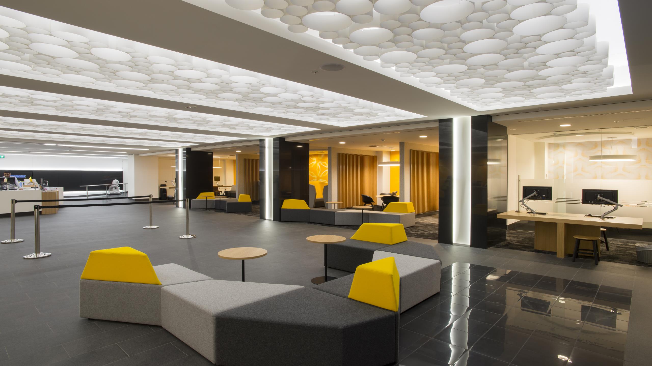 ASB Queen Street - AO-Gami, Open Cell Ceiling