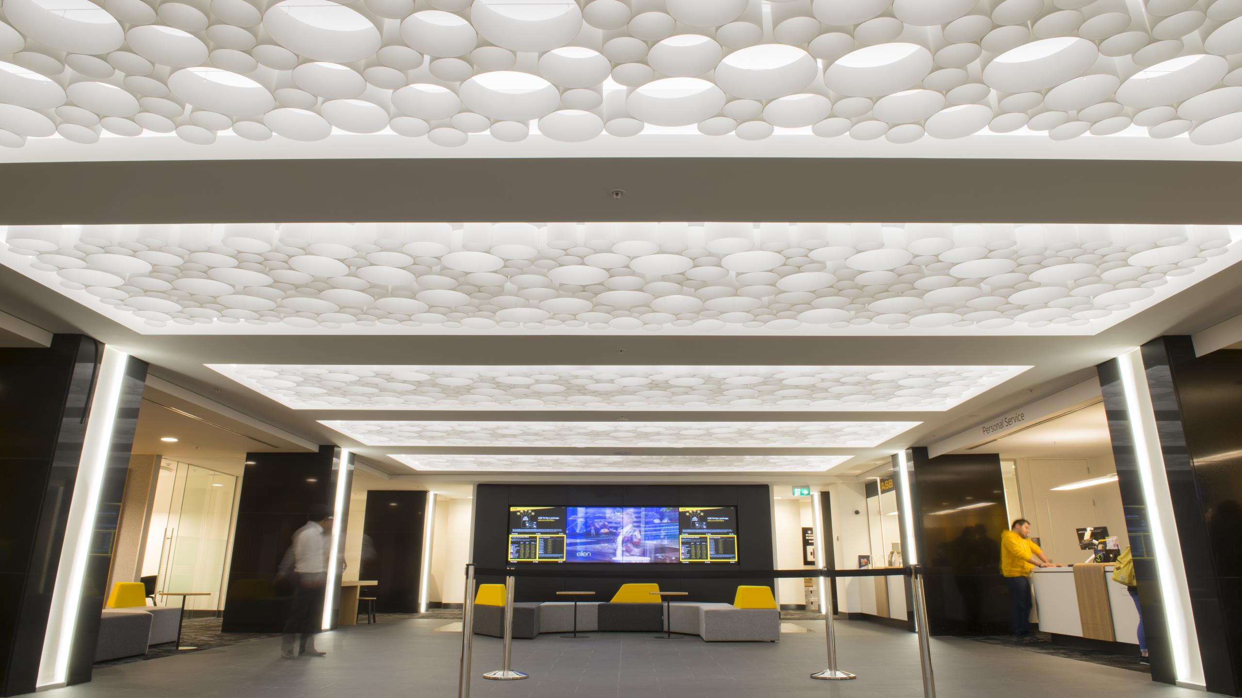 ASB Queen Street - AO-Gami, Open Cell Ceiling