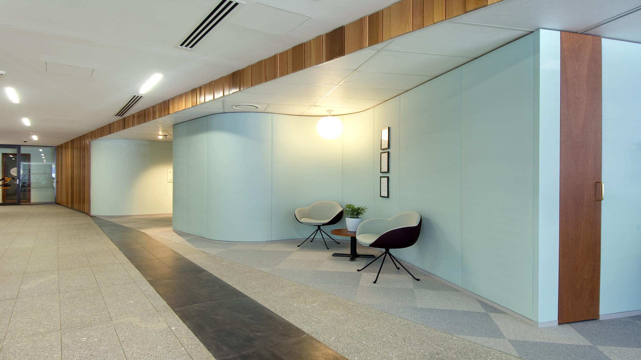 Genesis Energy HQ - Curved Quicklock panels