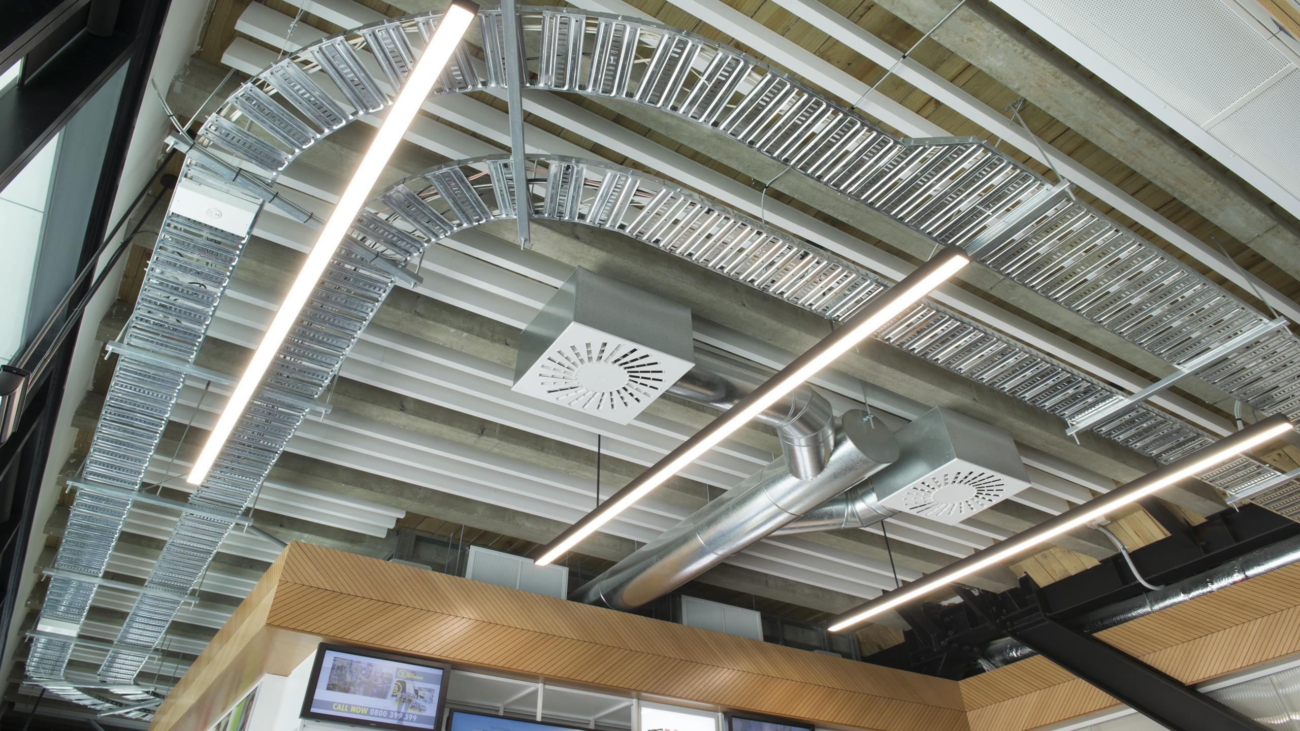 Media Works, CHCH - Baffle Beams