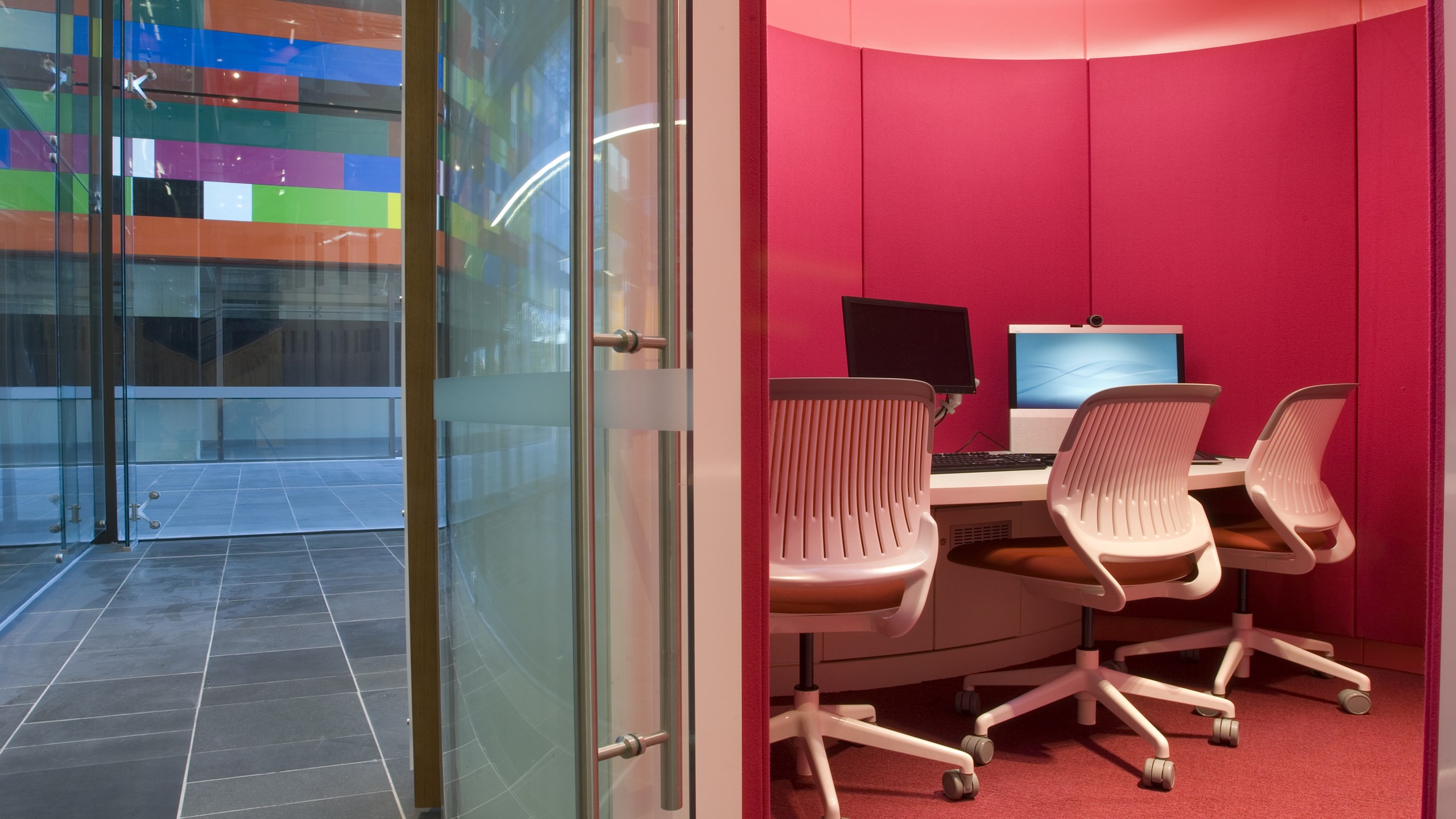ASB North Wharf HQ - Curved Snaptex panels