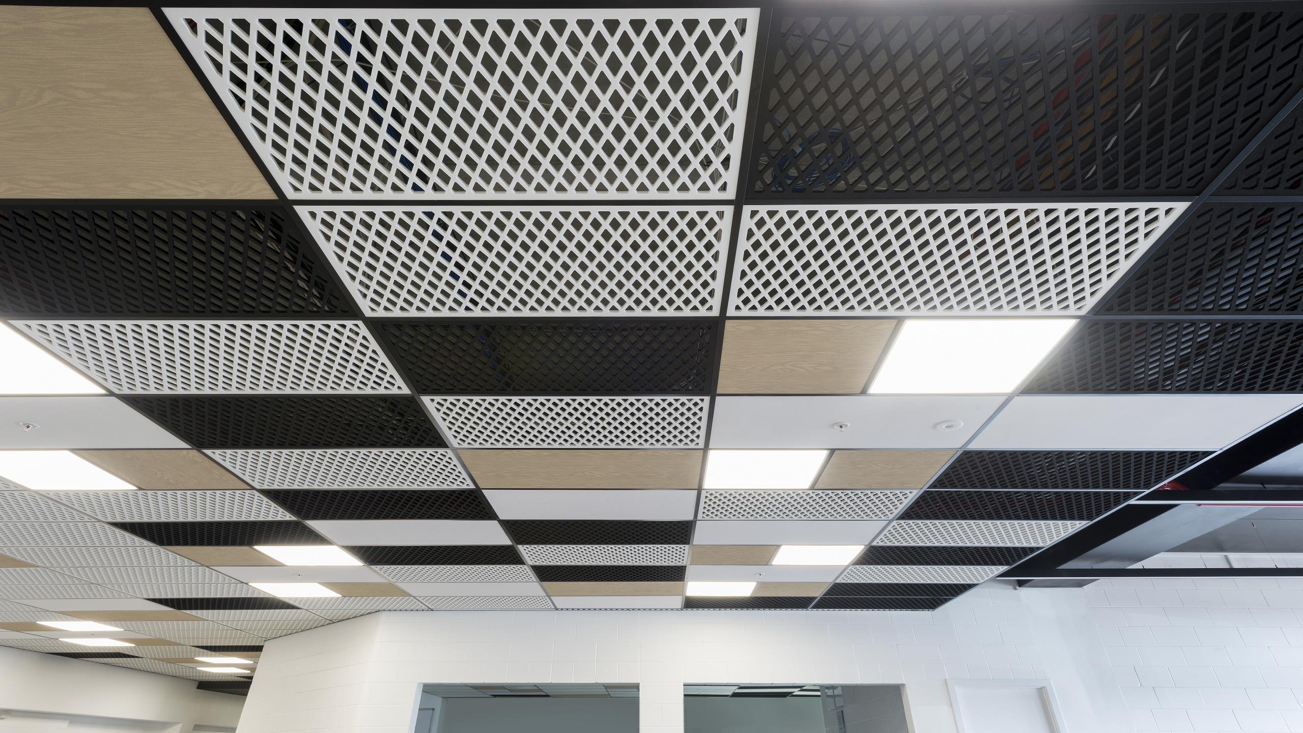 North Shore Event Centre - Polyfon Mesh. Diamond