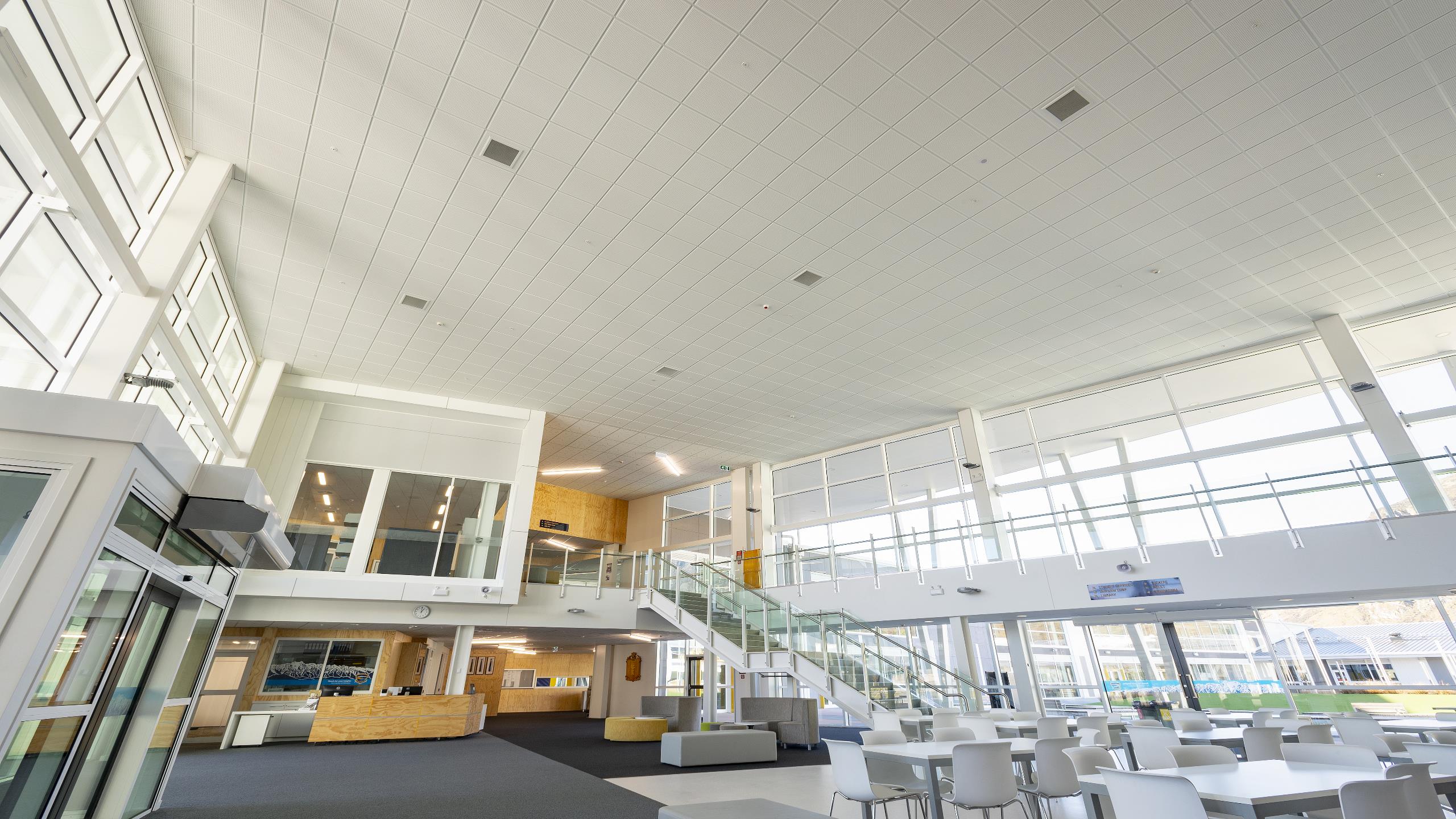 Wakatipu High School - Belgravia ceiling tiles