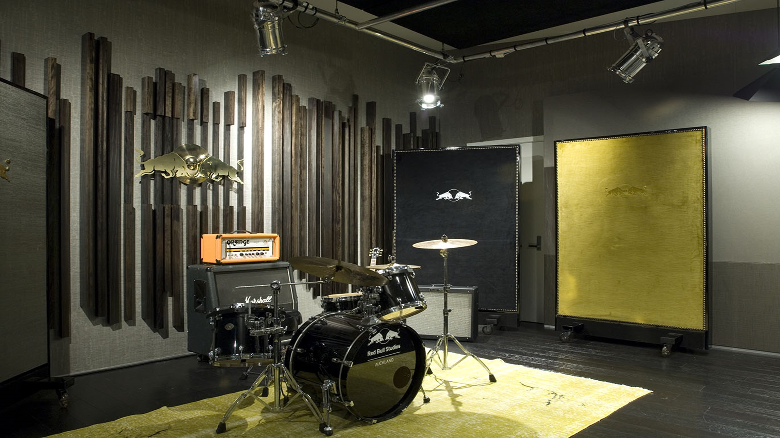 Red Bull Studio - Ridgline diffuser wall system