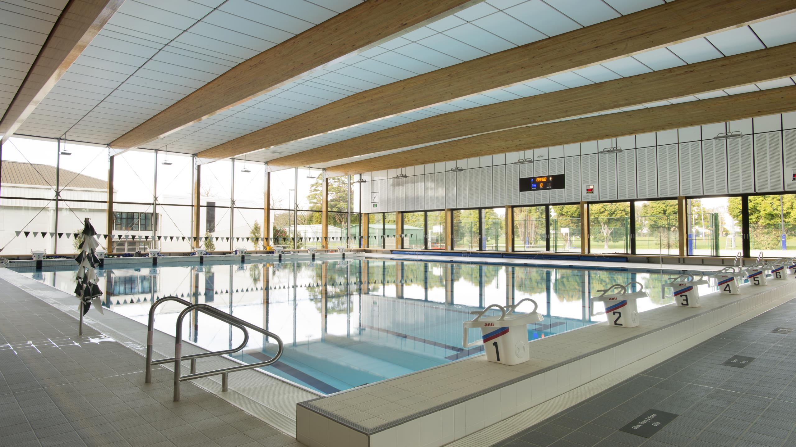 St Cuthberts Girls School Pool - Triton Cloud Pool Panel
