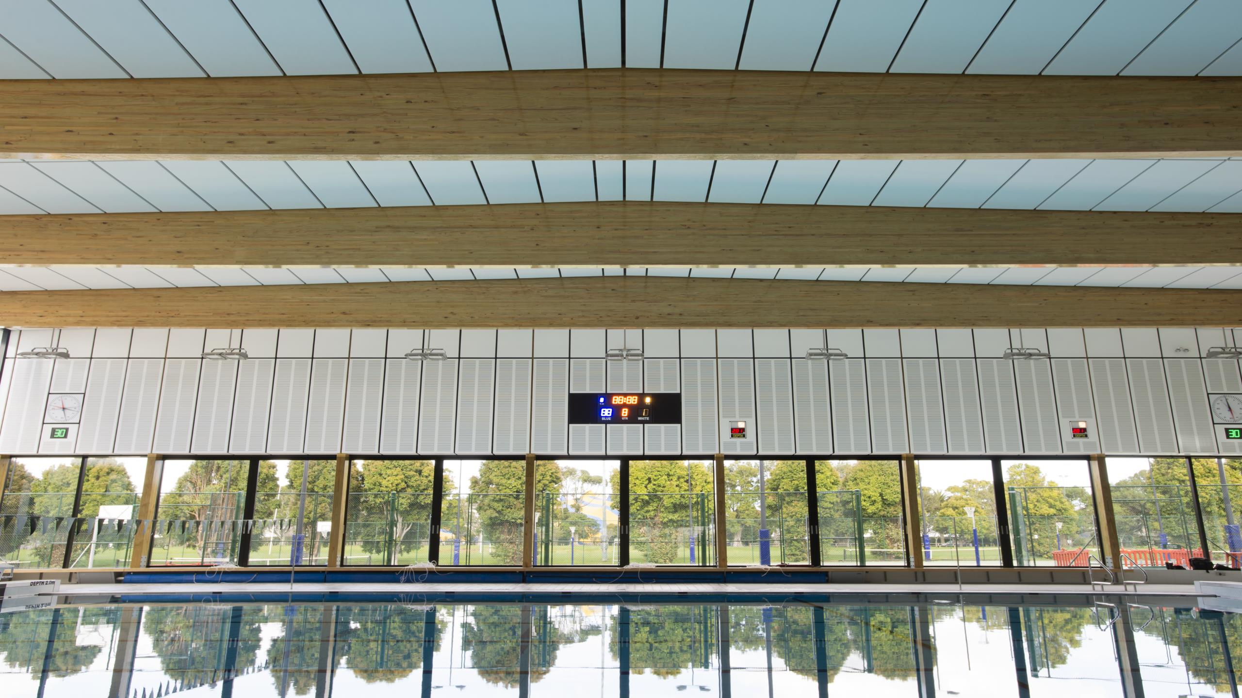 St Cuthberts Girls School Pool - Triton Cloud Pool Panel